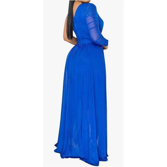 One Shoulder Skirted Jumpsuit- Size Medium - Picture 2 of 8